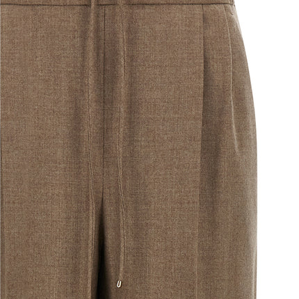 Max Mara Gray Cashmere Casual Pants
