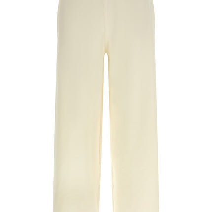 Max Mara White Silk Casual Pants