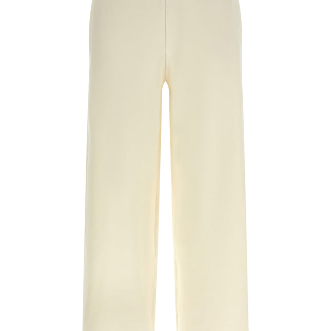 Max Mara White Silk Casual Pants