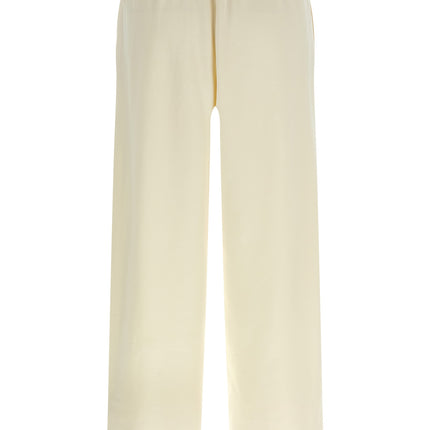 Max Mara White Silk Casual Pants