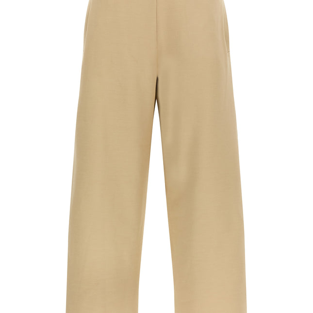 Max Mara Brown Silk Casual Pants