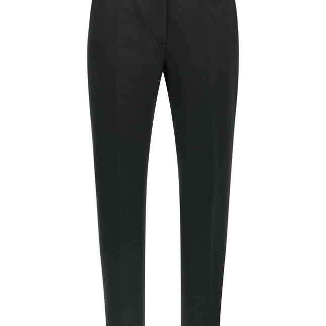 Max Mara Black Viscose Casual Pants