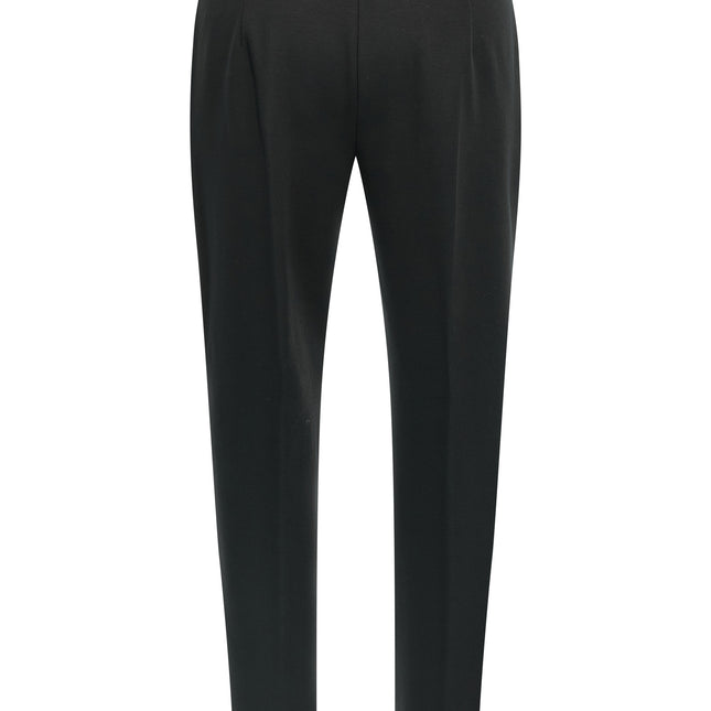 Max Mara Black Viscose Casual Pants