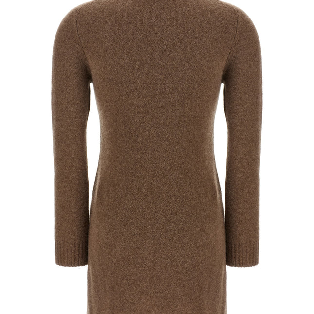 Max Mara Gray Cashmere Short Dress