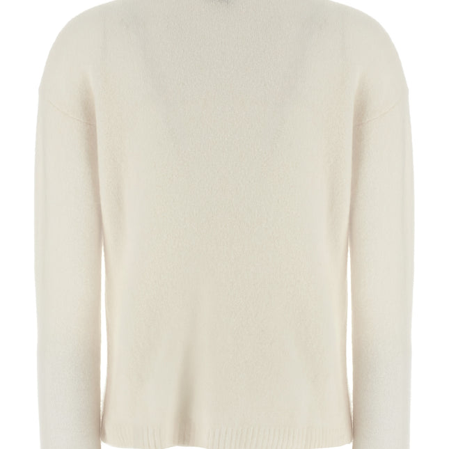 Max Mara White Cashmere Cardigan
