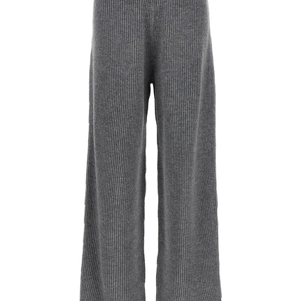 Sportmax Gray Wool Casual Pants