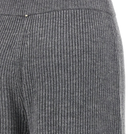 Sportmax Gray Wool Casual Pants