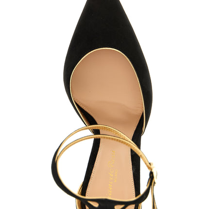 Gianvito Rossi Black Suede Leather High Heel Pumps