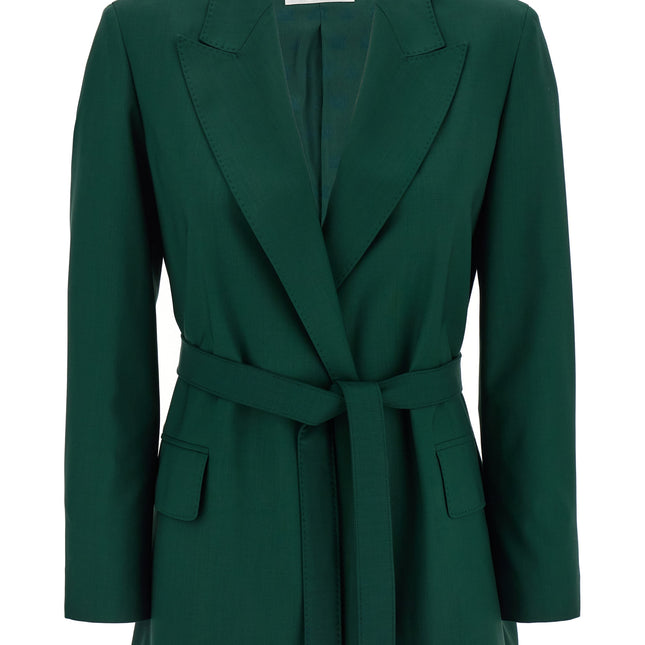 Max Mara Bicolor Virgin Wool Blazer