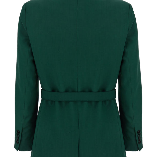Max Mara Bicolor Virgin Wool Blazer