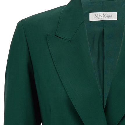 Max Mara Bicolor Virgin Wool Blazer