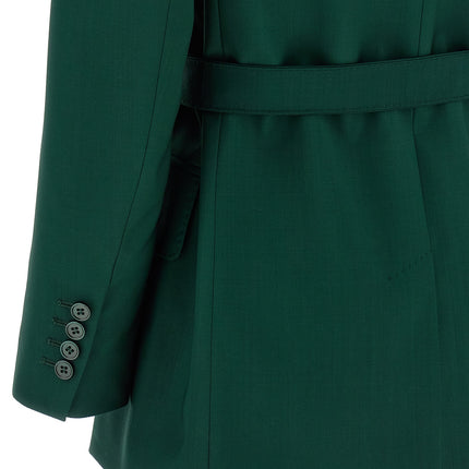 Max Mara Bicolor Virgin Wool Blazer