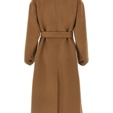 'S Max Mara Brown Virgin Wool Coat