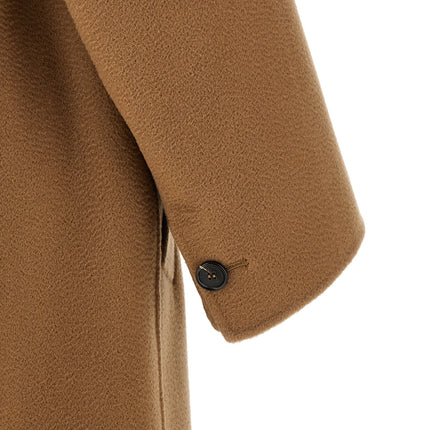 'S Max Mara Brown Virgin Wool Coat
