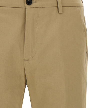 Department 5 Beige Cotton Cropped Pants