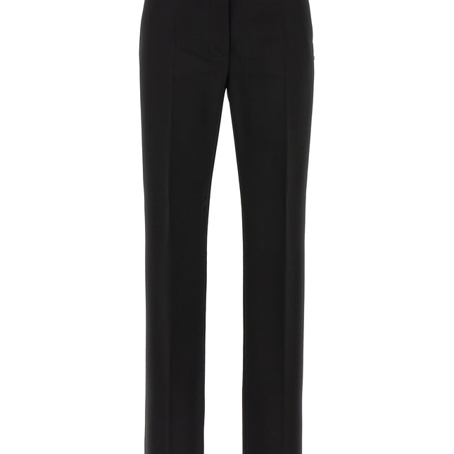 Sportmax Black Viscose Casual Pants