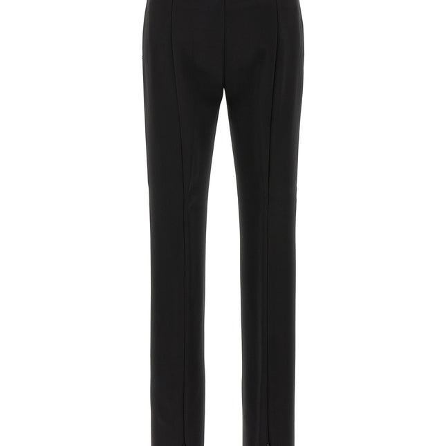 Sportmax Black Viscose Casual Pants