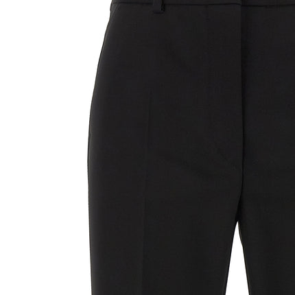 Sportmax Black Viscose Casual Pants