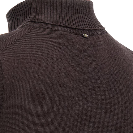 Sportmax Brown Virgin Wool Cardigan