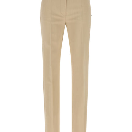 Sportmax Beige Viscose Dress Pants