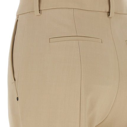 Sportmax Beige Viscose Dress Pants