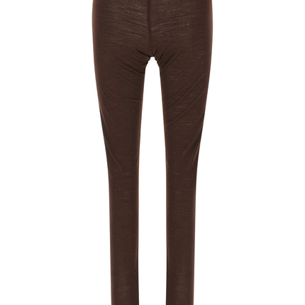 Jil Sander Bordeaux Polyester Leggings