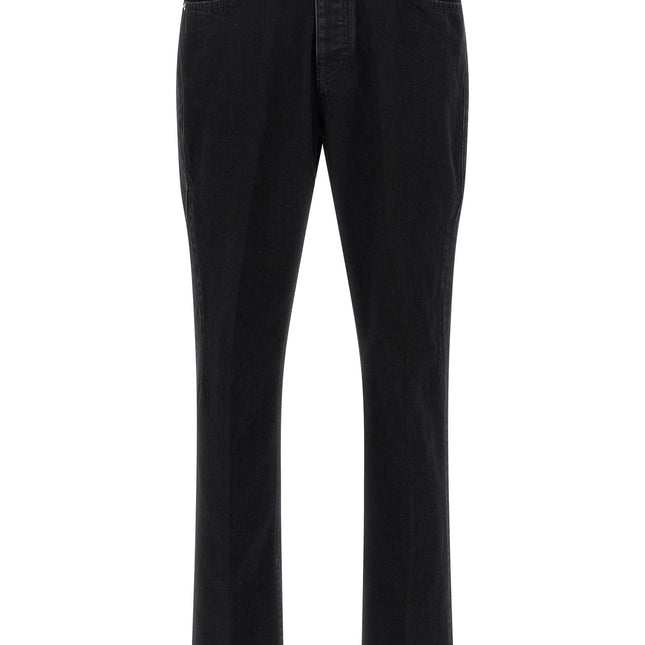 Givenchy Black Cotton Straight-Leg Jeans