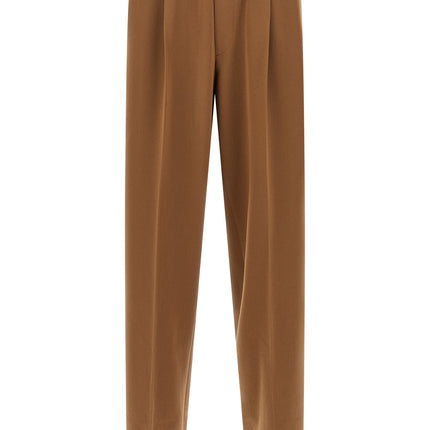 CELLAR DOOR Brown Polyester Casual Pants