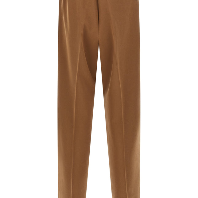 CELLAR DOOR Brown Polyester Casual Pants