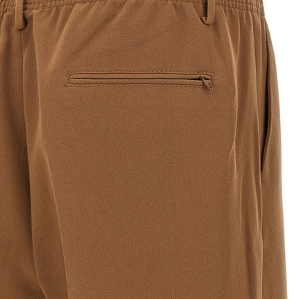 CELLAR DOOR Brown Polyester Casual Pants
