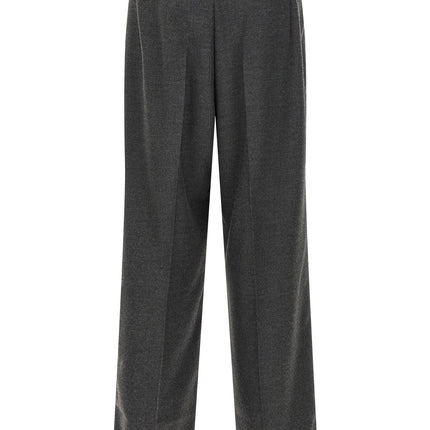 CELLAR DOOR Gray Polyester Casual Pants
