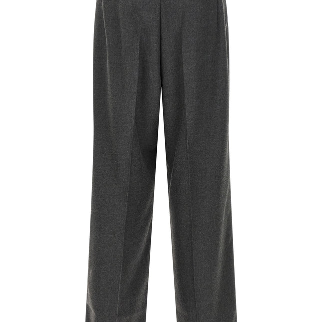 CELLAR DOOR Gray Polyester Casual Pants
