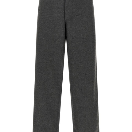 CELLAR DOOR Gray Polyester Casual Pants