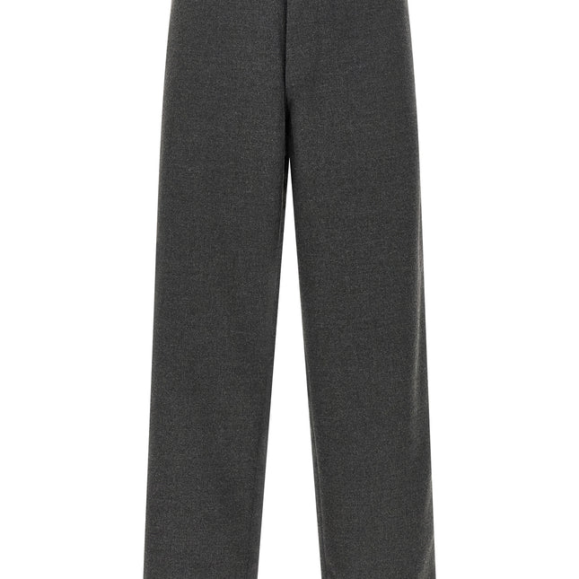 CELLAR DOOR Gray Polyester Casual Pants