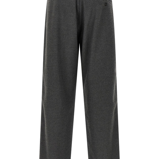 CELLAR DOOR Gray Polyester Casual Pants