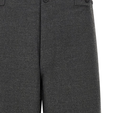 CELLAR DOOR Gray Polyester Casual Pants