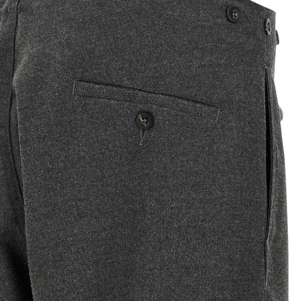 CELLAR DOOR Gray Polyester Casual Pants