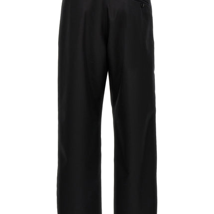 CELLAR DOOR Black Polyester Casual Pants