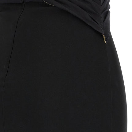 Nensi Dojaka Black Viscose Long Dress