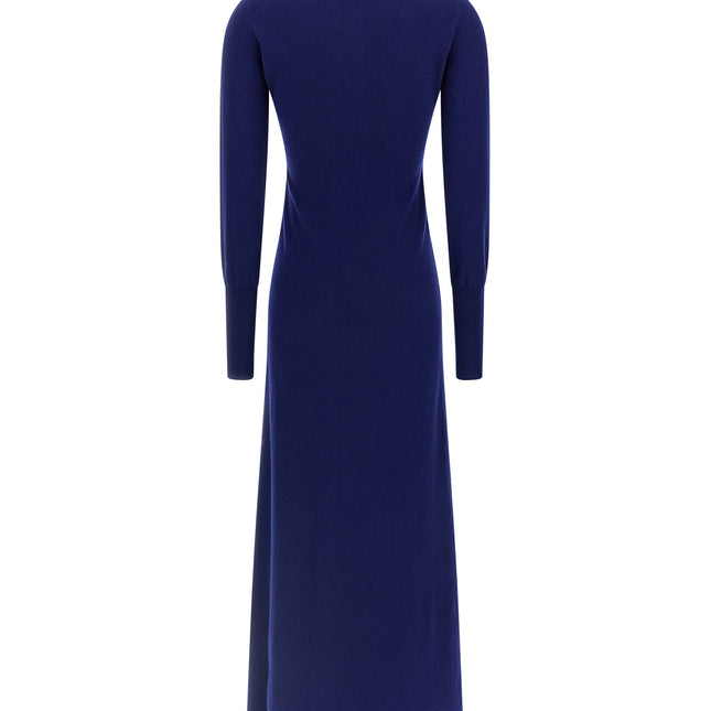 Tom Ford Blue Cashmere Long Dress