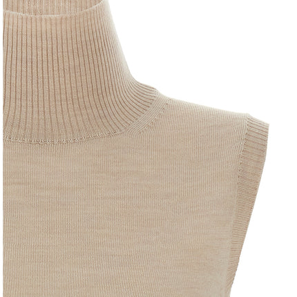 Sportmax Beige Virgin Wool Cardigan