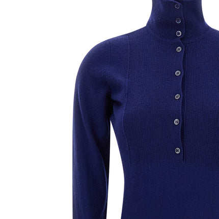 Tom Ford Blue Cashmere Long Dress