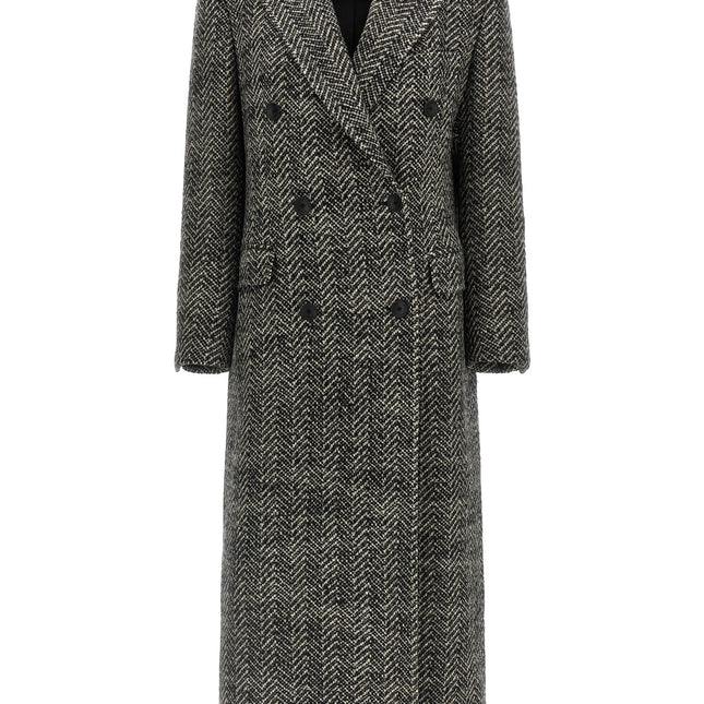 Tagliatore Multicolor Wool Coat