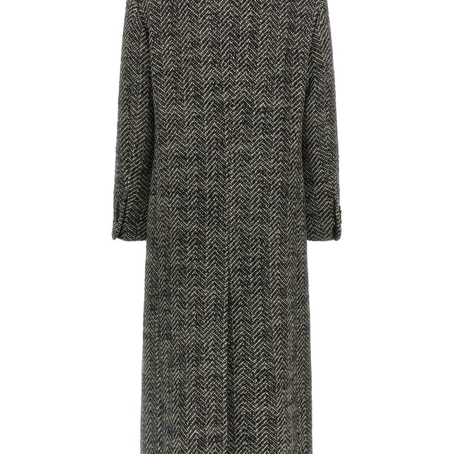 Tagliatore Multicolor Wool Coat
