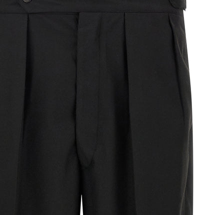 CELLAR DOOR Black Polyester Casual Pants