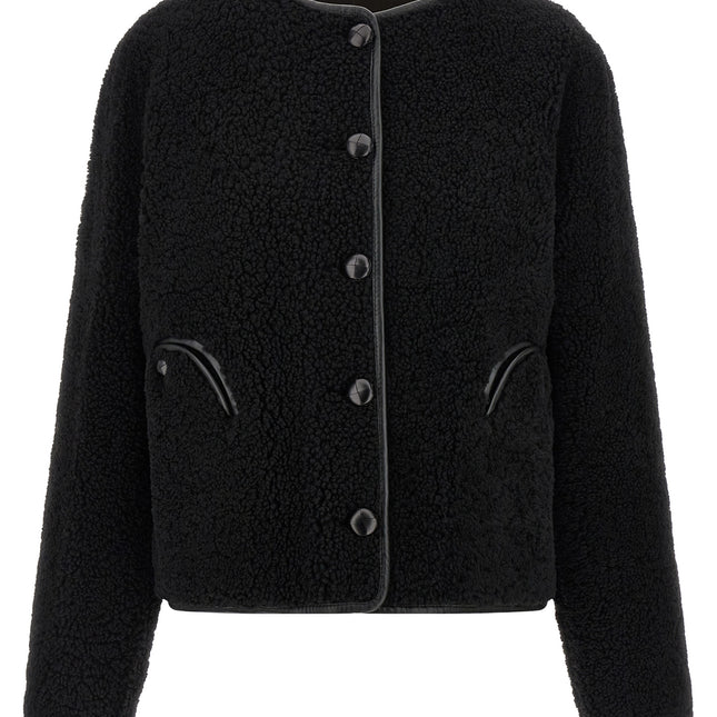 Blazé Milano Black Lamb Leather Shell Jacket