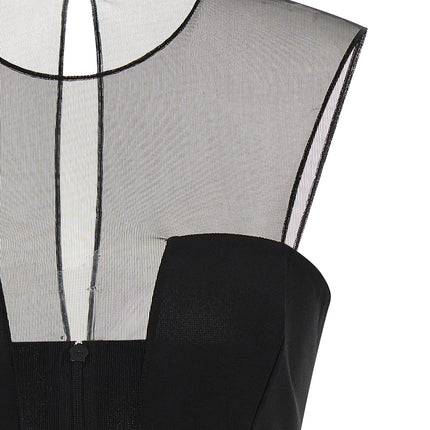 Nensi Dojaka Black Viscose Short Dress