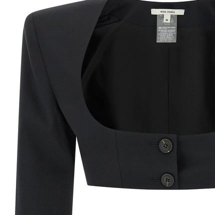 Nensi Dojaka Black Virgin Wool Blazer