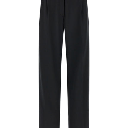Nensi Dojaka Black Virgin Wool Casual Pants