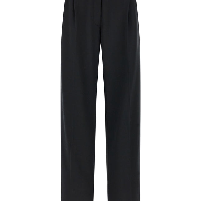 Nensi Dojaka Black Virgin Wool Casual Pants